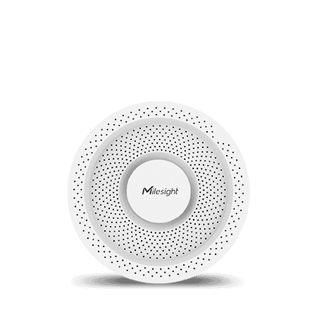 Milesight GS601 vape detector, ceiling-mounted sensor viewed from the front