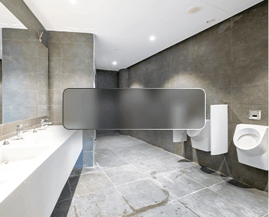 Vape detector deployment scenario: washrooms