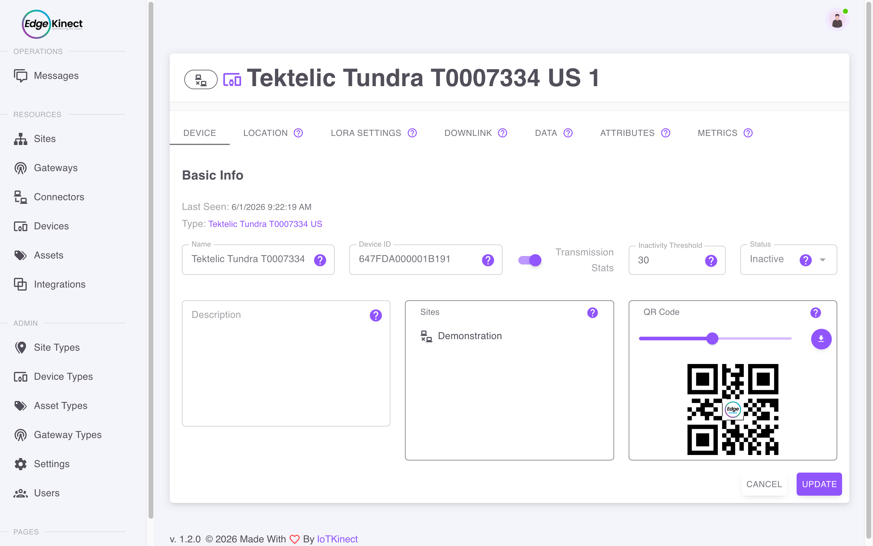 QR Code Support